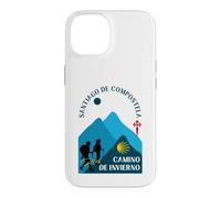 Custodia per iPhone 14 Camino de Invierno Coppia Pellegrini Santiago Compostela 2026