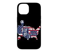 Custodia per iPhone 14 Campione del mondo USA 26 Campione della squadra americana Fun Map Vincitore