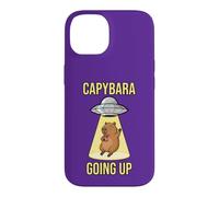 Custodia per iPhone 14 Capybara salire Chillest UFO alieni e dischi volanti