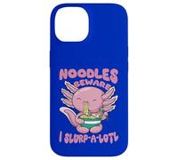 Custodia per iPhone 14 Carino Sea Creatura Ramen Noodles Slurp-A-Lotl Pun