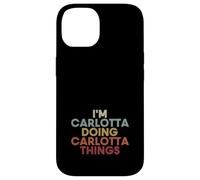 Custodia per iPhone 14 Carlotta Name Carlotta Personalized Name First Given
