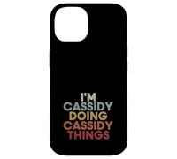 Custodia per iPhone 14 Cassidy Name Cassidy Personalized Name First Given