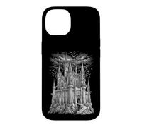 Custodia per iPhone 14 Castello Gotico per Amanti dell'Architettura Fantastica