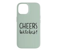 Custodia per iPhone 14 Cheers Witches Womens Funny Witch Halloween Drinking Witchy