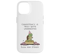 Custodia per iPhone 14 Chi Va Piano Va Sano Tartaruga Motivazione