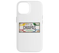 Custodia per iPhone 14 Chiapas, Mexico License Plates Chiapas México