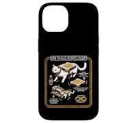 Custodia per iPhone 14 Chimico Ingegneria Chimica Infinite Energy Rotation Cat
