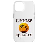 Custodia per iPhone 14 Choose Stillness Meditation Yoga Mindfulness Mental Health