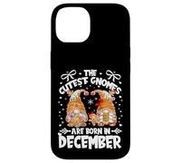 Custodia per iPhone 14 Christmas Gingerbread Birthday Gnomes Xmas Born In December