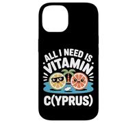 Custodia per iPhone 14 Cipro All I Need Is Vitamin Cyprus Bandiera L'isola di Cipro