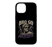 Custodia per iPhone 14 Citazioni sullo stoicismo di Bro Go Meditate Marcus Aurelio