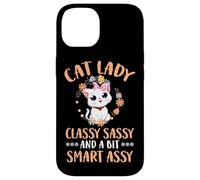 Custodia per iPhone 14 Classy Sassy Smart Assy - Simpatico gatto divertente, gattino