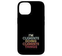 Custodia per iPhone 14 Clemente Name Clemente Personalized Name First Given