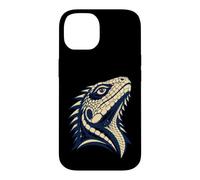 Custodia per iPhone 14 Colorful Bearded Dragon Face Reptile Animal Lover