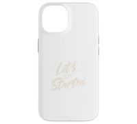 Custodia per iPhone 14 Cominciamo: progettazione tipografica con script minimale