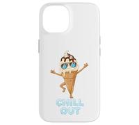 Custodia per iPhone 14 Cono gelato Chill Out - Divertente gioco di parole estivo