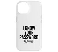 Custodia per iPhone 14 Conosco la tua password Divertente Geek Gamer