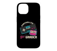Custodia per iPhone 14 Controller Class 1st Grader First Grade Retro Gamer Kid