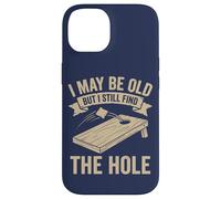Custodia per iPhone 14 Cornhole Dad Funny Posso essere vecchio ma trovo ancora il buco