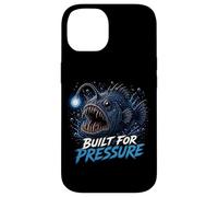 Custodia per iPhone 14 Costruito per la pressione pescatore Pesce Deep Sea Graphic