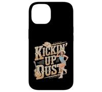 Custodia per iPhone 14 Country Line Dancing Kickin' Up Dust
