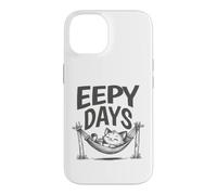 Custodia per iPhone 14 Cute Eepy Days Cat Sleeping kitty Women Girl Sleepy Cat Meme