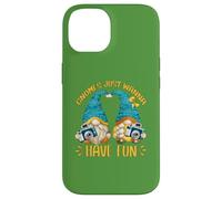 Custodia per iPhone 14 Cute Gnomes Just Wanna Have Fun For Girls Funny Traveling