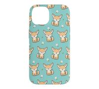Custodia per iPhone 14 Cute Kawaii Girls Womens Kids Pattern Fennec Fox Lover