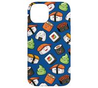 Custodia per iPhone 14 Cute Kawaii Kids Womens Girls Cartoon Pattern Sushi Lover