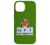 Custodia per iPhone 14 Cute Kids Science Kawaii Elements of Happiness Capybara