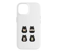 Custodia per iPhone 14 Cute Mahjong Cat Graphics for Cat Lovers Mahjong Players
