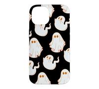 Custodia per iPhone 14 Cute Spooky Ghost Pastel Goth Retro Groovy Halloween Black