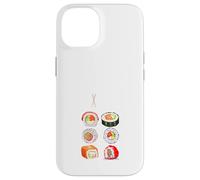 Custodia per iPhone 14 Dai un'occhiata a My Six Pack Funny Japanese Sushi Abbigliamento