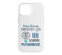 Custodia per iPhone 14 Data-Driven Empathy-Led School Psychologist Brain Graphic