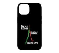 Custodia per iPhone 14 Dear Market One Pump Please I'll Behave Funny Trading Design