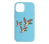Custodia per iPhone 14 Decorazione da parete retrò kitsch Three Flying Ducks 3 Mallards