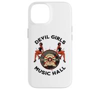 Custodia per iPhone 14 Devil PinUp Girl 1950's Rock Roll Rockabilly Uomo Donna