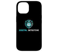 Custodia per iPhone 14 Digital Detective Cybersecurity IT Specialist Analista Tech