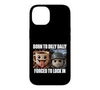 Custodia per iPhone 14 Dilly Dally Funny Coffee Lover Procrastination Graphic Beans