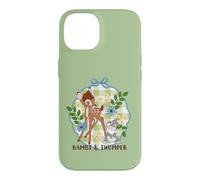 Custodia per iPhone 14 Disney Bambi & Thumper Spring Floral Plaid Coquette Style