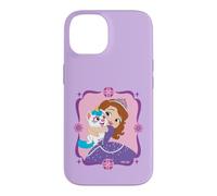 Custodia per iPhone 14 Disney Jr. Sofia the First Princess Sofia & Pepper Puppycorn
