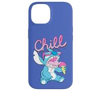 Custodia per iPhone 14 Disney Lilo and Stitch Neon Ice Cream Chill Drip
