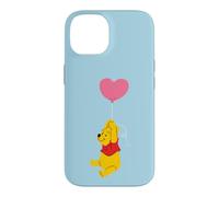Custodia per iPhone 14 Disney Winnie the Pooh Valentine's Day Heart Balloon