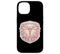 Custodia per iPhone 14 Distintivo da donna Radiologo, Medico, Radiologia, Medico, Caduceo
