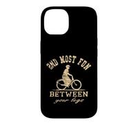 Custodia per iPhone 14 Divertente 2 ° più divertente tra le gambe bicicletta vintage