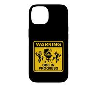 Custodia per iPhone 14 Divertente barbecue in corso per grigliare