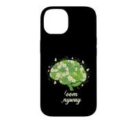 Custodia per iPhone 14 Divertente Bloom Comunque Cervello Floreale Detto Sarcastico