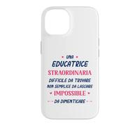 Custodia per iPhone 14 Divertente Educatrice donna Collega Straordinaria Educatrice