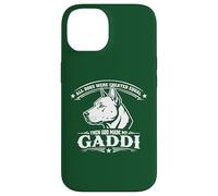 Custodia per iPhone 14 Divertente Gaddi Dog