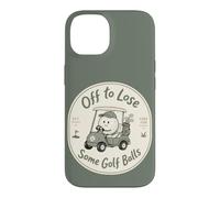 Custodia per iPhone 14 Divertente golf cart golfista Fore Fun alcune palline da golf